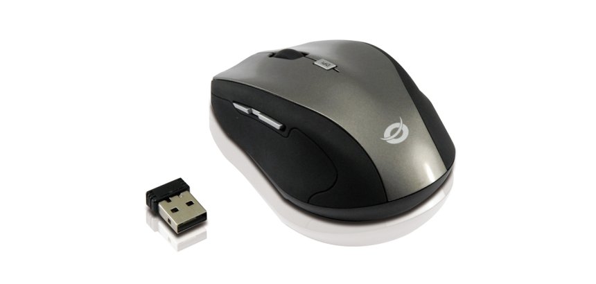 Conceptronic Optical Wireless 5-Button Travel Mouse