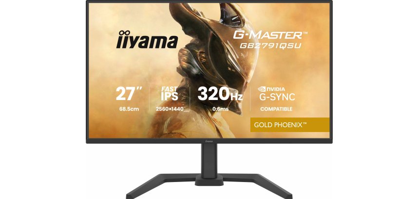 iiyama G-MASTER GB2791QSU-B1 flat PC monitor 68.6 cm (27") 2560 x 1440 pixels Wide Quad HD Black
