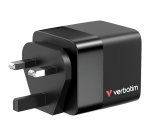 Verbatim GaN Charger 65W Universel Noir Secteur Charge rapide Intérieure