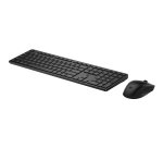 HP MultiDvcDuMdMSEKBCombo490C FR clavier Souris incluse Maison RF sans fil + Bluetooth Noir