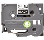 Brother TZE-345 nastro per etichettatrice Bianco su nero