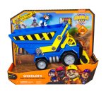 Rubble & Crew , Veicolo da cantiere Deluxe di Wheeler, camion ribaltabile con luci, suoni e personaggio, giocattoli per bambini e bambine dai 3 anni in su
