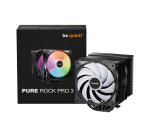 be quiet! PURE ROCK PRO 3 Black| Ventirad double tour, socket Intel et AMD, finition noire, ARGB