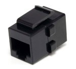 StarTech.com Caja de Empalme Acoplador Keystone Cable Cat5 Ethernet UTP - 2x Hembra RJ45 - Negro