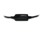 Cable USB Activo de 10m para Impresora - 1x USB A Macho - 1x USB B Macho - Adaptador Negro