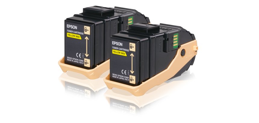 Epson Pack 2 Toners Jaune (2 x 7 500 p)