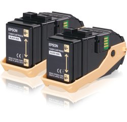 Epson Pack 2 Toners Noir (2 x 6 500 p)
