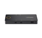 StarTech.com C2-H46-UC2-PD-KVM commutateur écran, clavier et souris Noir