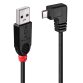 Lindy 31975 câble USB USB 2.0 0,5 m USB A Micro-USB B Noir