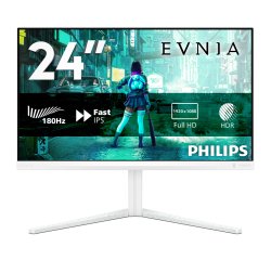 Philips Evnia 24M2N3201A/00 écran plat de PC 60,5 cm (23.8") 1920 x 1080 pixels Full HD LCD Blanc