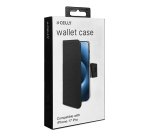 Celly WALLY mobile phone case 16 cm (6.3") Wallet case Black