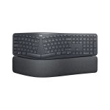 Logitech ERGO K860 Split for Business clavier Bureau Bluetooth QWERTY US International Graphite