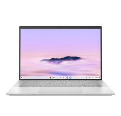 ASUS Chromebook Plus Enterprise CB54 CB5403CMA-QM0984 Intel Core Ultra 5 115U 35,6 cm (14") Écran tactile WQXGA 16 Go LPDDR5x-SDRAM 128 Go SSD Wi-Fi 6E (802.11ax) ChromeOS US International Argent