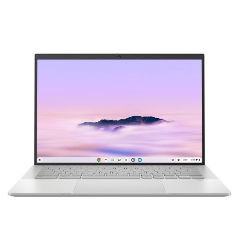 ASUS Chromebook Plus Enterprise CX54 CX5403CMA-QM0256 Intel Core Ultra 5 115U 35,6 cm (14") Écran tactile WQXGA 8 Go LPDDR5x-SDRAM 256 Go SSD Wi-Fi 6E (802.11ax) ChromeOS Belge Argent