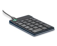 R-Go Tools Teclado numérico R-Go Numpad Break, teclado numérico ergonómico con software de pausa, con cable, negro