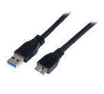 StarTech.com Câble certifié USB 3.0 (5Gbps) A vers Micro B de 1 m - Cordon USB3 SuperSpeed USB A vers USB Micro B - M/M