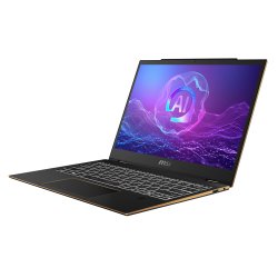 MSI Summit 13 AI Evo A2HMTG-076FR Intel Core Ultra 7 255H Hybride (2-en-1) 33,8 cm (13.3") Écran tactile Full HD+ 32 Go LPDDR5x-SDRAM 1 To SSD Wi-Fi 7 (802.11be) Windows 11 Pro Noir