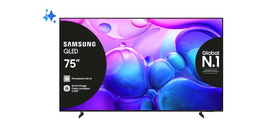 Samsung QE75Q6FAAU 190.5 cm (75") 4K Ultra HD Smart TV Wi-Fi Black