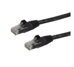 StarTech.com Câble réseau Cat6 Gigabit UTP sans crochet de 10m - Cordon Ethernet RJ45 anti-accroc - M/M - Noir