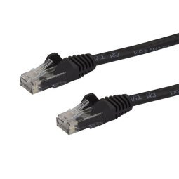 StarTech.com Cable de Red Cat6 con Conectores Snagless RJ45 - 30,4m Negro