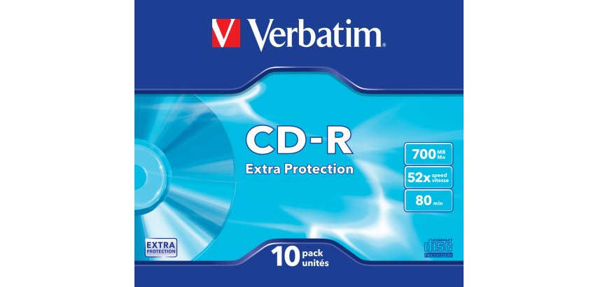 Verbatim CD-R Extra Protection 700 Mo 52x 10 pièce(s)
