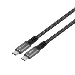 CoolBox COO-CAB-UC-240W cable USB USB 3.2 Gen 2 (3.1 Gen 2) 1,2 m USB C Gris