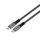 CoolBox COO-CAB-UC-240W cable USB USB 3.2 Gen 2 (3.1 Gen 2) 1,2 m USB C Gris