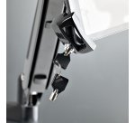 StarTech.com Adaptateur de Montage VESA pour Tablettes de 7,9 à 12,5" - Jusqu'à 2kg - Support Tablette Antivol Motif VESA 75x75/100x100 - Pince de Montage VESA - Socle/Fixation pour Tablette Sécurisé, Noir