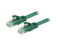 StarTech.com Cable de 0,5m Verde de Red Gigabit Cat6 Ethernet RJ45 sin Enganche - Snagless