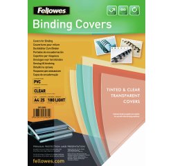 Fellowes 5380001 cartellina A4 PVC Trasparente 25 pz