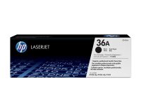 HP 36A - black - original - LaserJet - toner cartridge (CB436A)