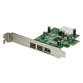 StarTech.com Adaptateur de Carte PCI Express FireWire 3 ports 2b 1a 1394 - Carte PCIe FireWire 800 / 400 1394 FW