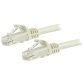 StarTech.com Cable de Red Gigabit Ethernet 15m UTP Patch Cat6 Cat 6 RJ45 Snagless Sin Enganches - Blanco