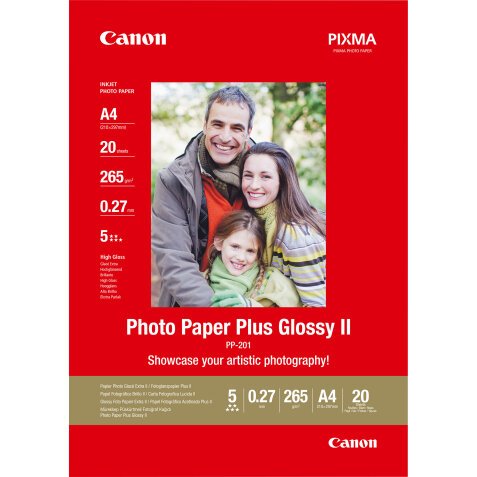 Paquet de 20 feuilles papier photo A4 260g PP-201 2311B019