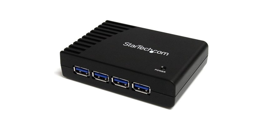 StarTech.com Hub USB 3.0 à 4 ports - Noir