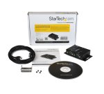 StarTech.com Hub adaptateur industriel USB vers série 2 ports à fixation murale avec clips de rail DIN
