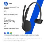 HP Poly Auriculares con cable USB estéreo Mission 425 (paquete)