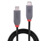 Lindy Câble USB4 Type C de 0.8m, 40Gbit/s, 240W PD, gamme Anthra