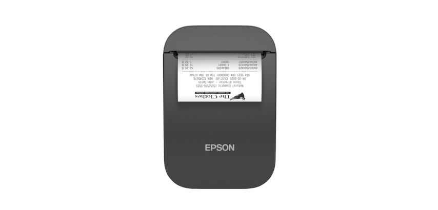 Epson TM-P80II (131): Mobile Receipt, Autocutter, Wi-Fi, USB-C, Black, WE/CEE