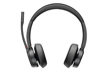 HP Poly Auriculares Poly Voyager 4320 USB-C + adaptador BT700 + soporte de carga