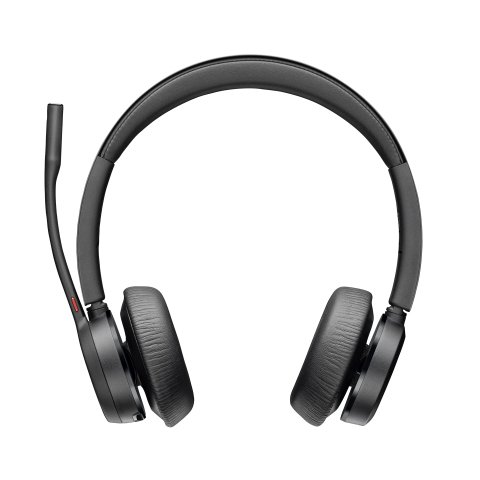 HP Poly Auriculares Poly Voyager 4320-M con certificación para Microsoft Teams + llave BT700 + soporte de carga