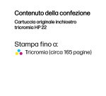 HP Cartuccia originale inchiostro tricromia 22