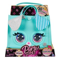 Purse Pets BORSETTA Tote Perfect in versione cagnolino | borsetta interattiva per bambina con oltre 30 suoni e reazioni, giocattoli per bambine dai 4 anni in su