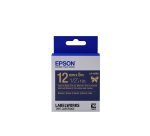 Epson Satin Ribbon – Navy/Gold 12mm(5m) – LK-4HKK