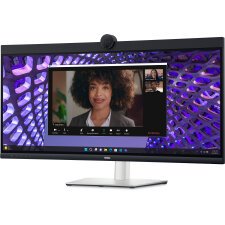 Monitor de videoconferencia DELL P Series P3424WEB pantalla para PC 86,7 cm (34.1") 3440 x 1440 Pixeles 4K Ultra HD LCD Negro