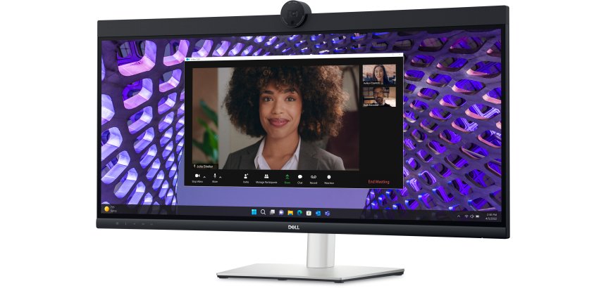 Monitor de videoconferencia DELL P Series P3424WEB pantalla para PC 86,7 cm (34.1") 3440 x 1440 Pixeles 4K Ultra HD LCD Negro