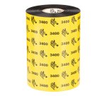 Zebra 3400 High Performance Wax-Resin cinta térmica 450 m Negro