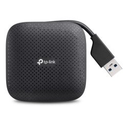 TP-Link UH400 hub & concentrateur USB 3.2 Gen 1 (3.1 Gen 1) Type-A 5000 Mbit/s Noir