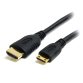 StarTech.com 2m High Speed HDMI® Cable with Ethernet - HDMI to HDMI Mini- M/M