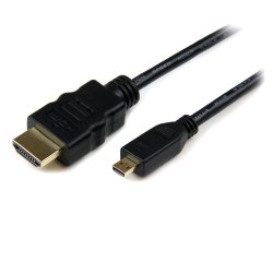 Cable HDMI de alta velocidad con Ethernet 1m - HDMI a Micro HDMI - Macho a Macho